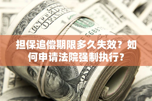 济南担保追偿期限多久失效？如何申请法院强制执行？