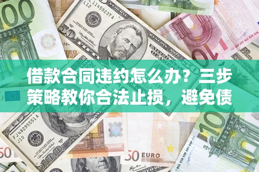 济南借款合同违约怎么办？三步策略教你合法止损，避免债务危机升级